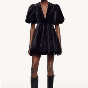 ZARA VELVET MINI DRESS